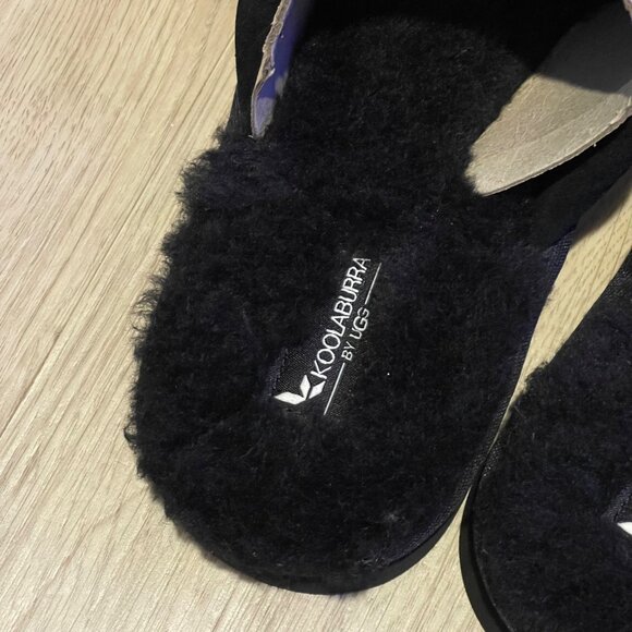NWT KOOLABURRA BY UGG Men's Bordon Faux Fur Scuff Slippers size 12 - Picture 4 of 7